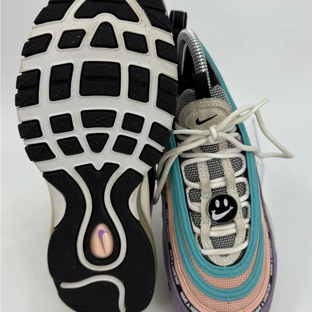 Nike Air Max 97‎ SE 923288-500 “Have A Nike Day” Purple Blue Youth Size 6Y